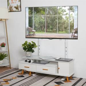 TV Stand TV Ständer für 32-100" Weiß