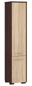 Hochschrank FIN 2T Eiche Sonoma Dekor - Wenge Dekor