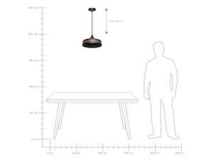 Lampe suspension MAMEYES Noir - Métal - 36 x 219 x 36 cm