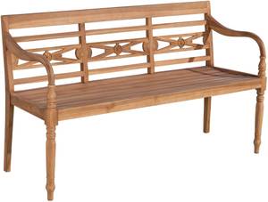 Banc de jardin Maryland V2 Bois manufacturé - 150 x 85 x 54 cm