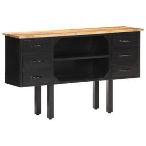 Sideboard 321571 Braun - Metall - Massivholz - Holzart/Dekor - 110 x 65 x 30 cm