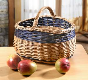 Einkaufskorb  FF-109074 Blau - Naturfaser - 50 x 35 x 40 cm