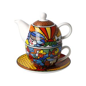 Tea for One Romero Britto Garden Porzellan - 16 x 16 x 16 cm