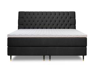 Boxspringbett Enchanted Schwarz - Breite: 160 cm