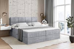 Boxspringbett ARDENI Grau - Breite: 180 cm - H3