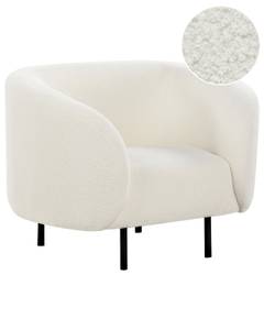 Fauteuil LOEN Noir - Blanc - Fibres naturelles