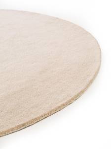 Tapis de laine Bent Blanc crème - 150 x 150 cm