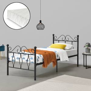 Metallbett Apolda mit Matratze Breite: 95 cm