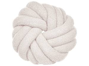 Coussin décoratif AKOLA Blanc crème - Blanc - 31 x 11 x 31 cm - Nombre de pièces dans le lot : 1