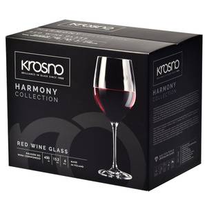 Krosno Harmony Rotweingläser (Set 6) Glas - 10 x 23 x 10 cm