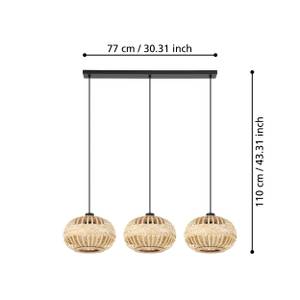 Luminaires suspendus AMSFIELD 1 Noir - Métal - 260 x 110 x 96 cm