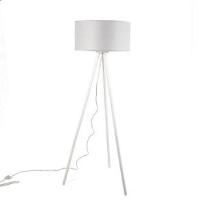 Lampadaire FLORA Blanc - Bois manufacturé - 50 x 160 x 50 cm