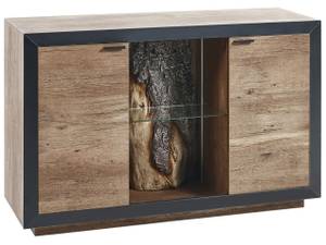 Sideboard MARANA Schwarz - Braun - Holzwerkstoff - 120 x 75 x 42 cm