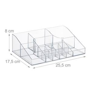 Lot de 2 organiseurs à maquillage Matière plastique - 26 x 8 x 18 cm