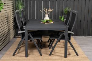 Gartenstuhl Albany 2er Set Schwarz - 73 x 108 cm