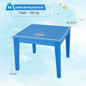 Spieltisch für Kleinkinder Blau