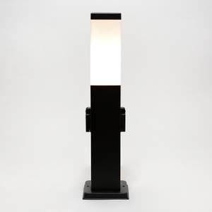 Stehlampe Außen BONN Weiß - Kunststoff - Textil - 12 x 50 x 12 cm