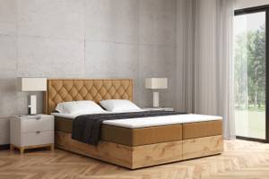 Boxspringbett LOLLY5 Gelb - Breite: 149 cm - H3