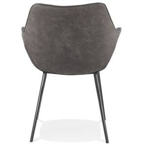 Fauteuil CHIGI Gris - Métal - 61 x 80 x 63 cm