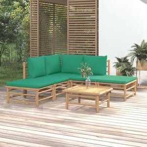 Salon de jardin 3028491-10 (lot de 6) Marron - Vert