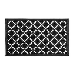 Paillasson extérieur Anti-dérapant Tapis caoutchouc rectangle 45 x