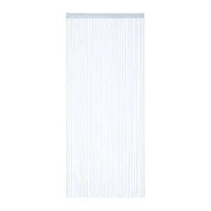 Fadenvorhang silber Silber - Textil - 90 x 245 x 1 cm