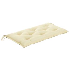 Banc de jardin 3005689 Blanc - Bois massif - Bois/Imitation - 112 x 94 x 55 cm