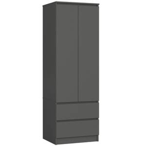 Kleiderschrank S60 2T 2S CLP Graphit - Grau