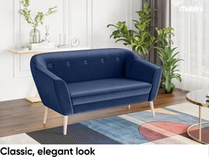 Sofa Doris (2-Sitzer) Blau