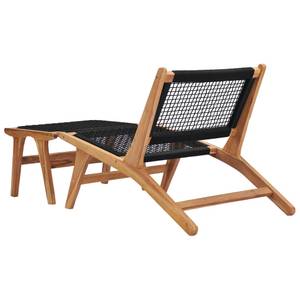 Chaise longue Marron - Bois massif - Bois/Imitation - 90 x 65 x 60 cm