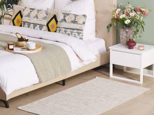 Teppich DERINCE Beige - Creme - 150 x 80 x 80 cm