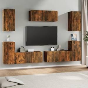 TV-Schrank 7er Set D192 Raucheiche Dekor