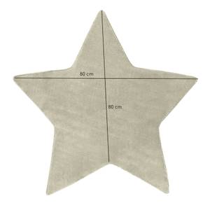 Tapis vert étoile 80x80cm – STAR 0121 Vert - Textile - 80 x 1 x 80 cm
