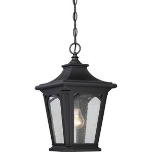 Lampe à suspension d'extérieur MARY Noir - Métal - Matière plastique - 17 x 245 x 17 cm