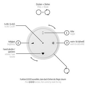 LED Pendellampe PURE-E-LOOP Grau - Metall - 70 x 350 x 70 cm