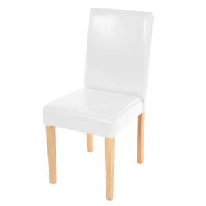 Chaise de salle à manger Littau Marron - Blanc