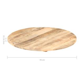 Dessus de table 3002501-2 Marron - 70 x 2 x 70 cm