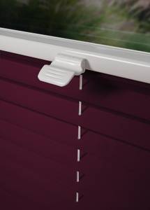 Plissee Klemmfix Blickdicht ohne Bohren Bordeaux - 65 x 130 cm