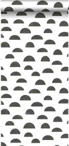 papier peint motif graphique 7294 Noir