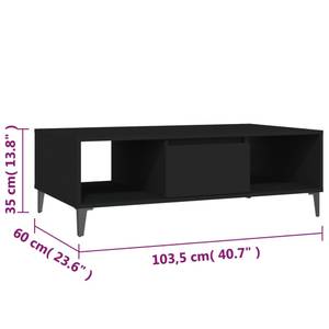 Couchtisch 3009984 Schwarz