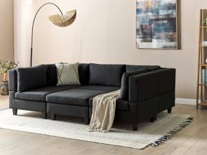 Modulsofa UNSTAD 6-tlg Schwarz