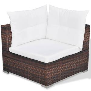 Gartenmöbel-Set Braun - Polyrattan - 74 x 31 x 74 cm