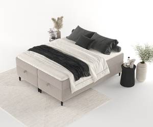 Boxspringbett Kanai Braun - 140 x 210 cm