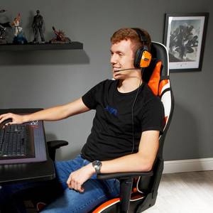 Gaming Stuhl Agility eSports Schwarz - Orange - Höhe: 128 cm