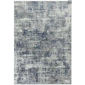 Tapis de salon moderne ORION ABSTRACT Bleu - 200 x 290 cm