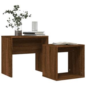 Couchtische 2er Set D506 Eiche Schwarzbraun Dekor