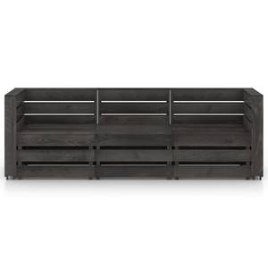 Gartensofa Grau - Massivholz - Holzart/Dekor - 70 x 66 x 69 cm