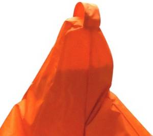 Einfarbiger Sitzsack Orange - Naturfaser - 80 x 120 x 80 cm
