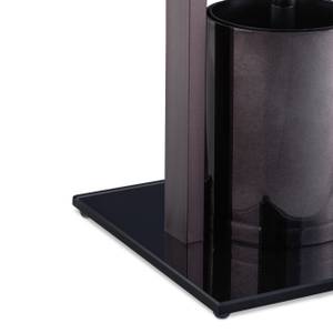 Stand WC Garnitur Bronze Braun - Glas - Metall - Kunststoff - 19 x 72 x 19 cm