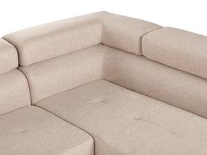 Ecksofa NORREA Beige - Silber - 262 x 81 x 169 cm